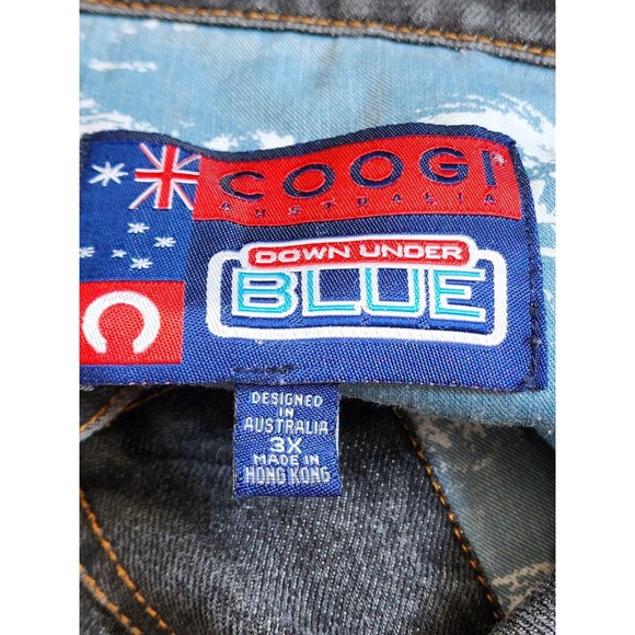Coogi Australia Down Under Blue Denim Jean Trucker Jacket Size 3X Mint - Picture 8 of 11